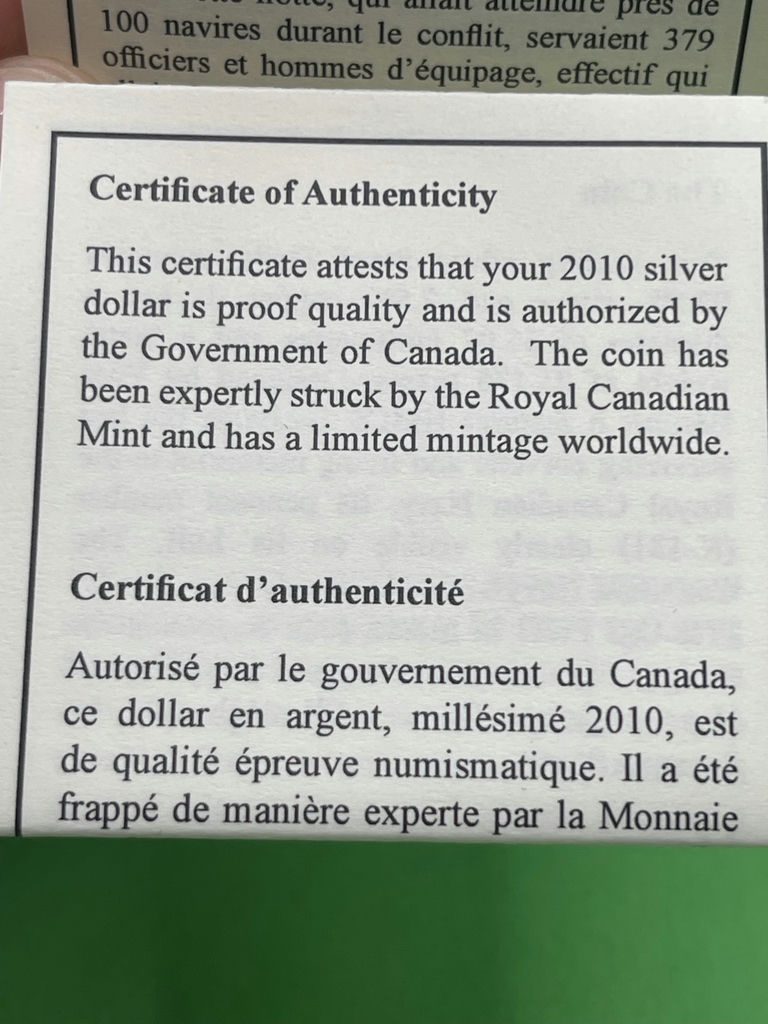 2010 Proof Silver Dollar - image 8 of 11