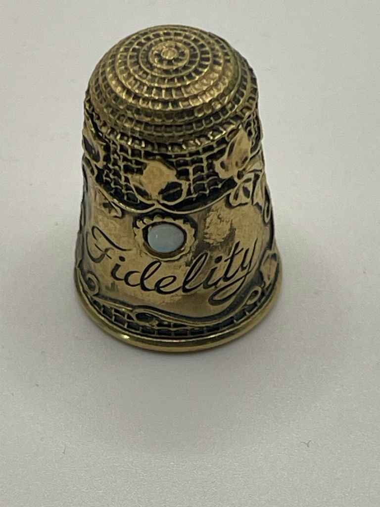 Franklin Mint Victorian Jeweled Sterling Silver Thimbles lot - image 19 of 25
