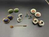 Vintage Clip On Earrings And Pin - thumbnail 2 of 28