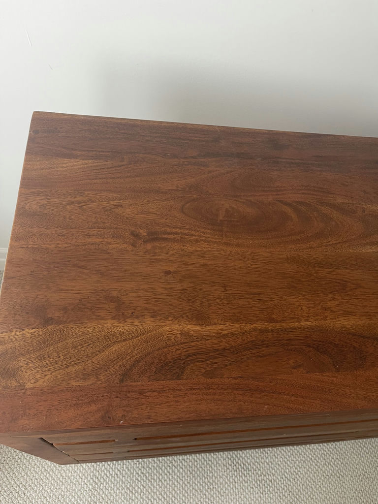Structube Acacia Wood Dresser 6 Drawers - image 8 of 11