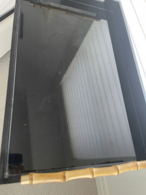 Black Lacquer Tray Table - Image 1 of 8