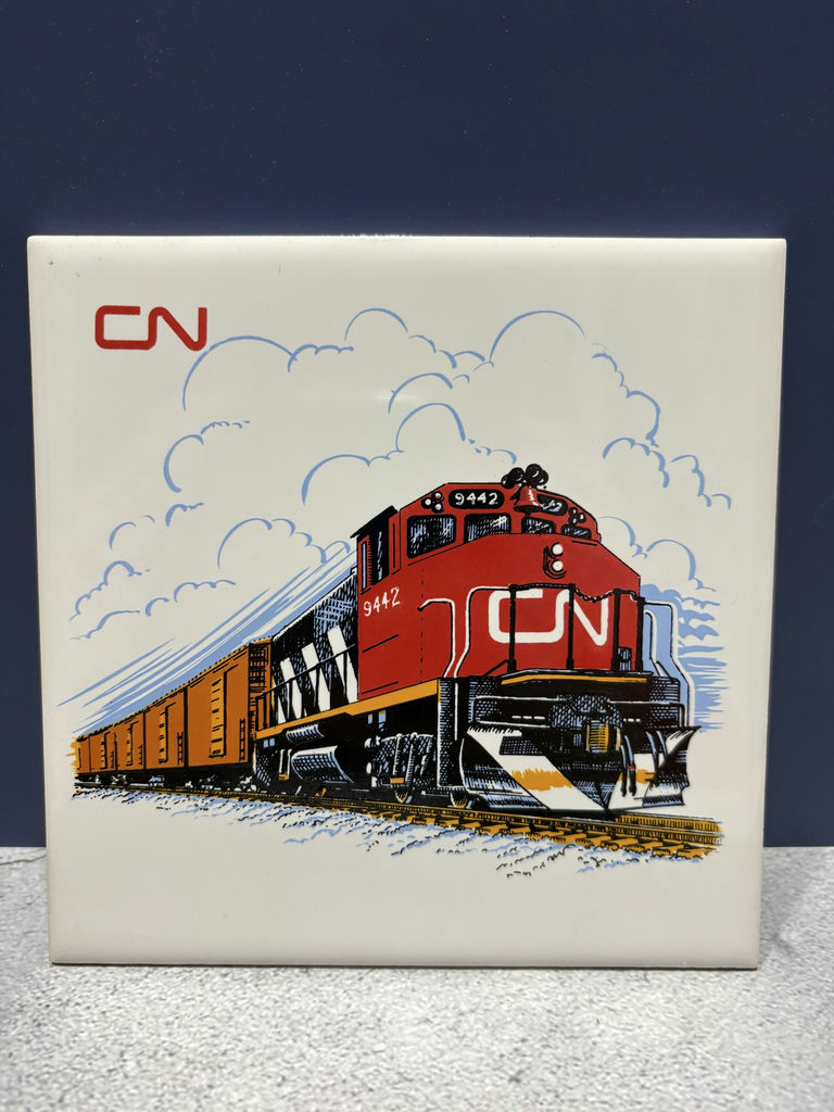 1970’s CN Railway Illustrated Decorative Tiles - image 3 of 6