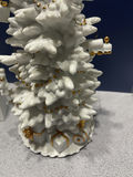 White Ceramic Christmas Tree and Nutcracker Arch Figurine - thumbnail 5 of 9
