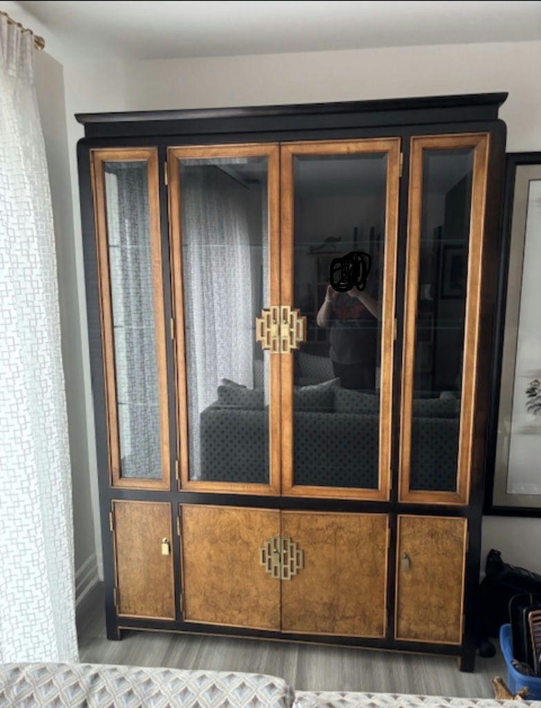 Century Asian Inspired Cabinet - image 1 of 13