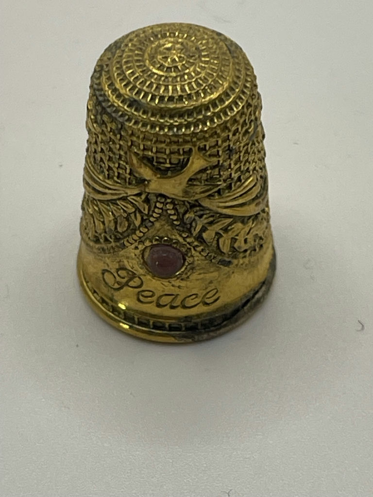 Franklin Mint Victorian Jeweled Sterling Silver Thimbles lot - image 15 of 25