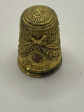 Franklin Mint Victorian Jeweled Sterling Silver Thimbles lot - thumbnail 15 of 25