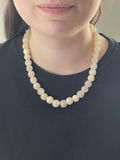 White Agate VIntage Beaded Necklace - thumbnail 8 of 12