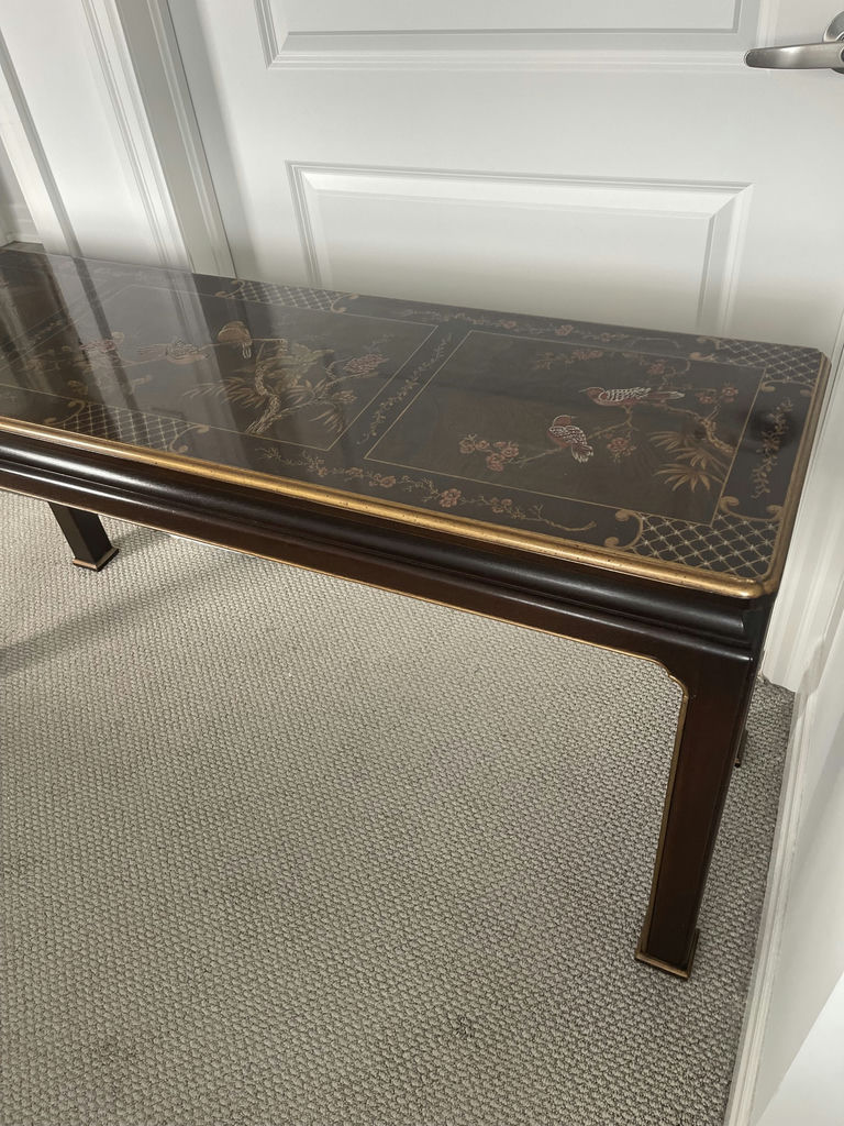 Henredon Vintage Laquered Console Table - image 7 of 8