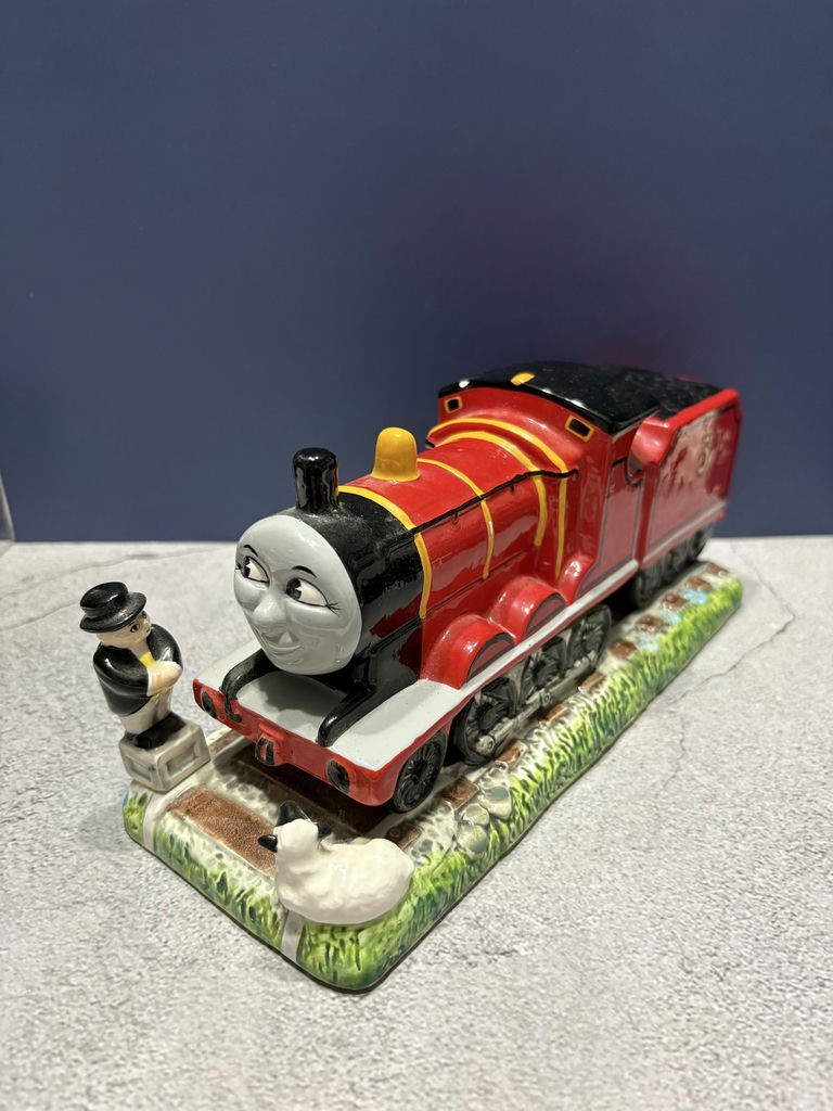 Schmid Thomas The Tank engine James music Box - image 2 of 8