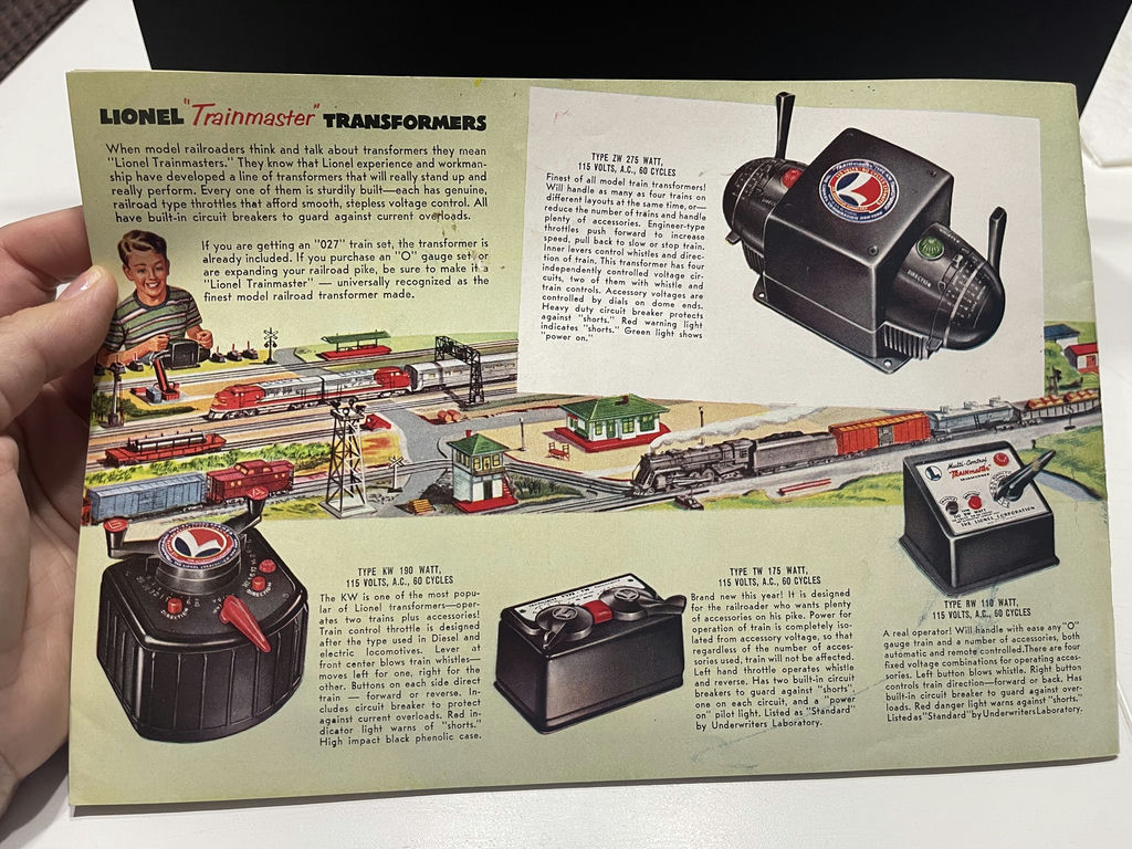 Lionel Model Train Catalogs, Billboard Sheets, and Railroad Magazine - image 11 of 11