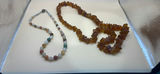 Amber Vintage Necklace And coloured Necklace - thumbnail 1 of 18