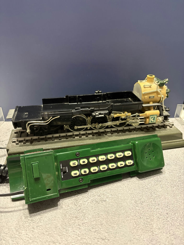 Model Steam Locomotive Telephone And A Train Lighter - image 3 of 12