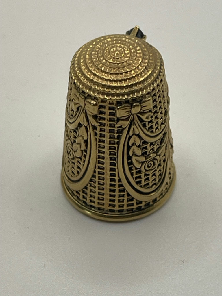 Franklin Mint Victorian Jeweled Sterling Silver Thimbles lot - image 22 of 25