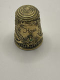 Franklin Mint Victorian Jeweled Sterling Silver Thimbles lot - thumbnail 10 of 25