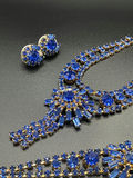 Blue Rhinestone Jewelry Set - thumbnail 3 of 15
