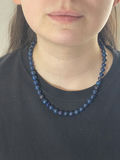 Vintage Lapis lazuli Beaded Necklace - thumbnail 7 of 9