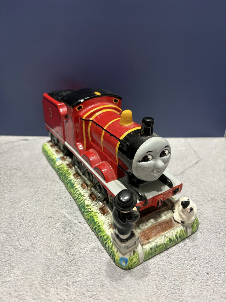 Schmid Thomas The Tank engine James music Box - image 1 of 8