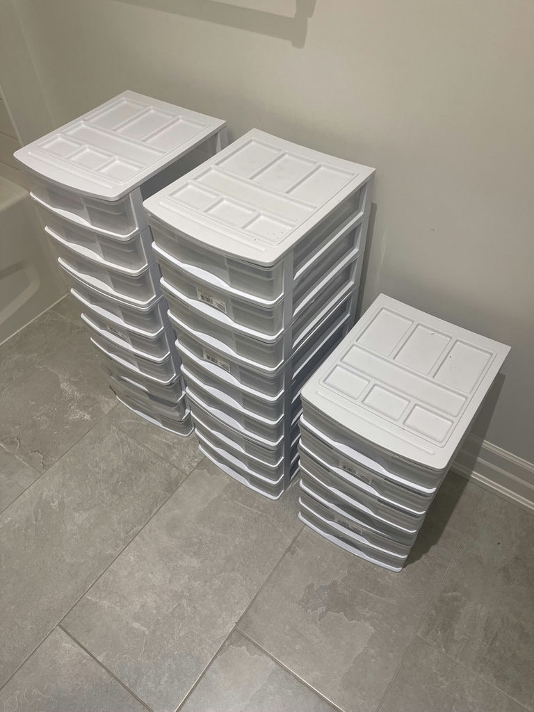 3 Drawer Tabletop Storage Unit - image 2 of 4
