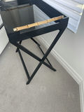 Black Lacquer Tray Table - thumbnail 2 of 8