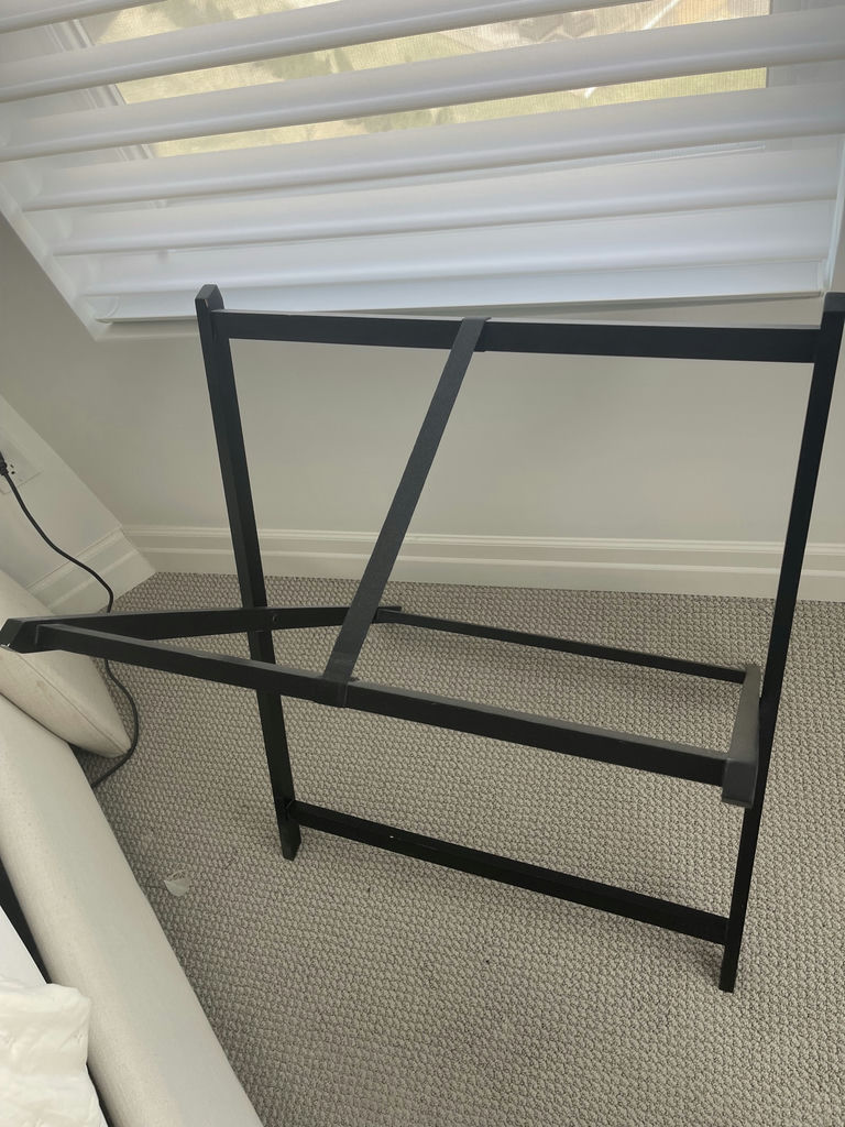 Black Lacquer Tray Table - image 7 of 8