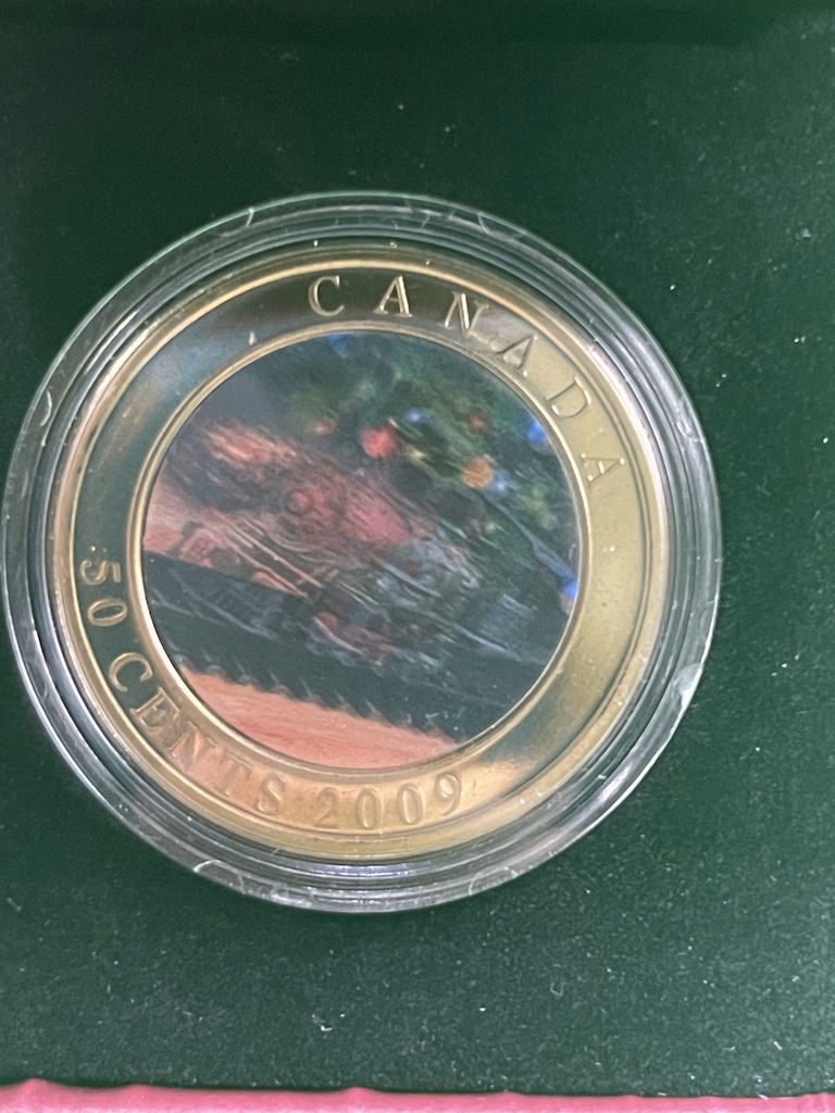 2009 50 Cent Coin-Holiday Train - image 7 of 9