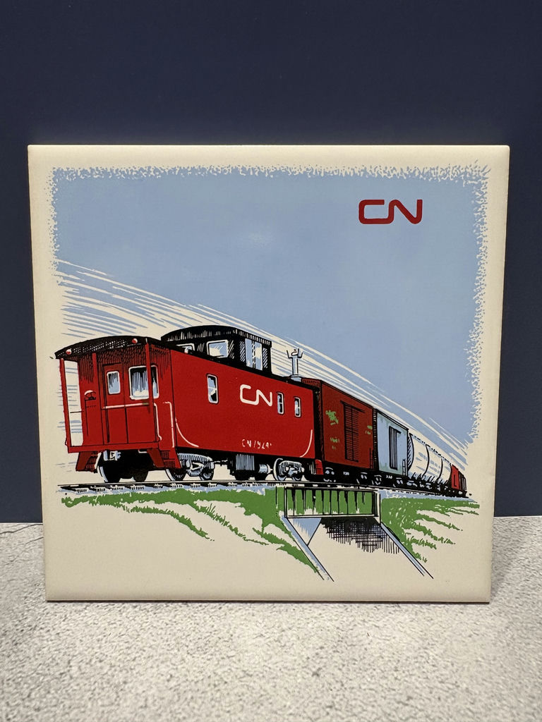 1970’s CN Railway Illustrated Decorative Tiles - image 4 of 6