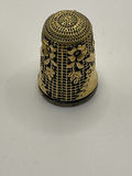 Franklin Mint Victorian Jeweled Sterling Silver Thimbles lot - thumbnail 9 of 25