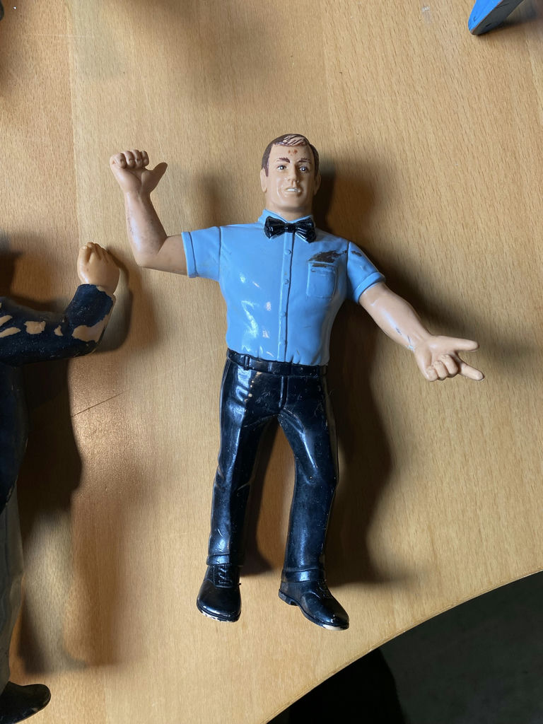 WWF Wrestlers 1980’s Vince McMahon, Referee, Freddie Blassie - image 8 of 9