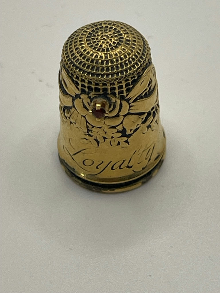 Franklin Mint Victorian Jeweled Sterling Silver Thimbles lot - image 8 of 25