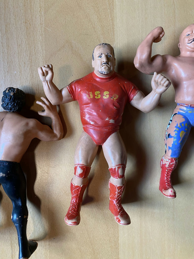 WWF Wrestlers Outback Jack, Nikolai Volkoff, Iron Sheik - image 6 of 11