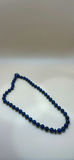 Vintage Lapis lazuli Beaded Necklace - thumbnail 1 of 9