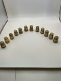 Franklin Mint Victorian Jeweled Sterling Silver Thimbles lot - thumbnail 1 of 25