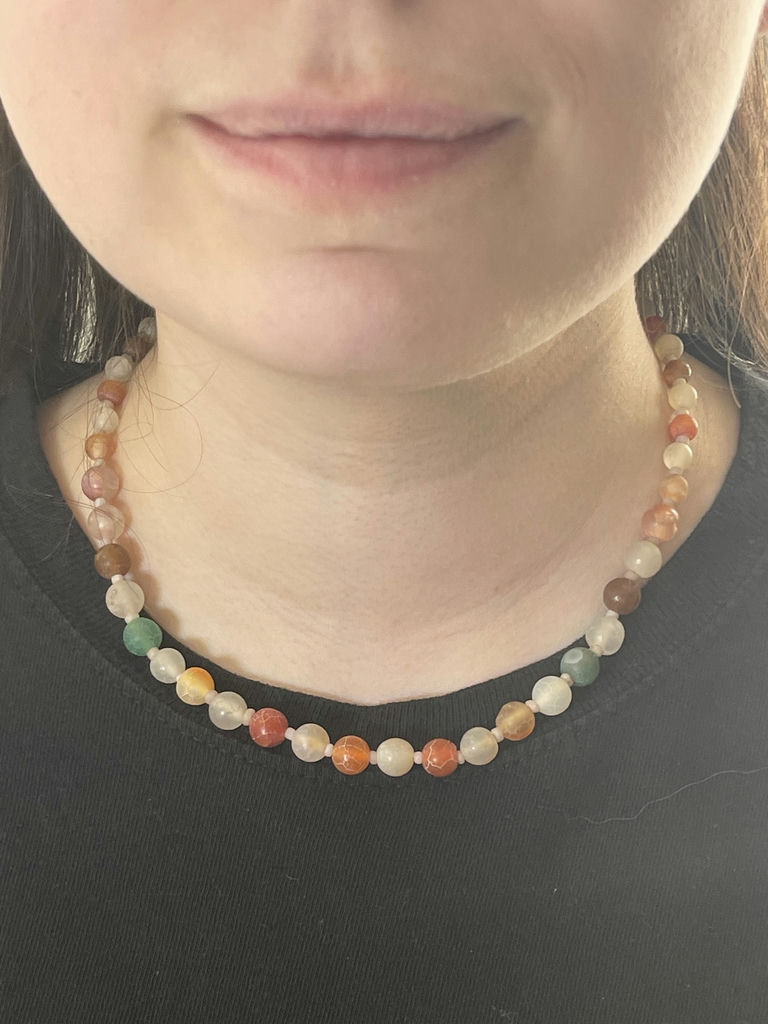 Amber Vintage Necklace And coloured Necklace - image 16 of 18
