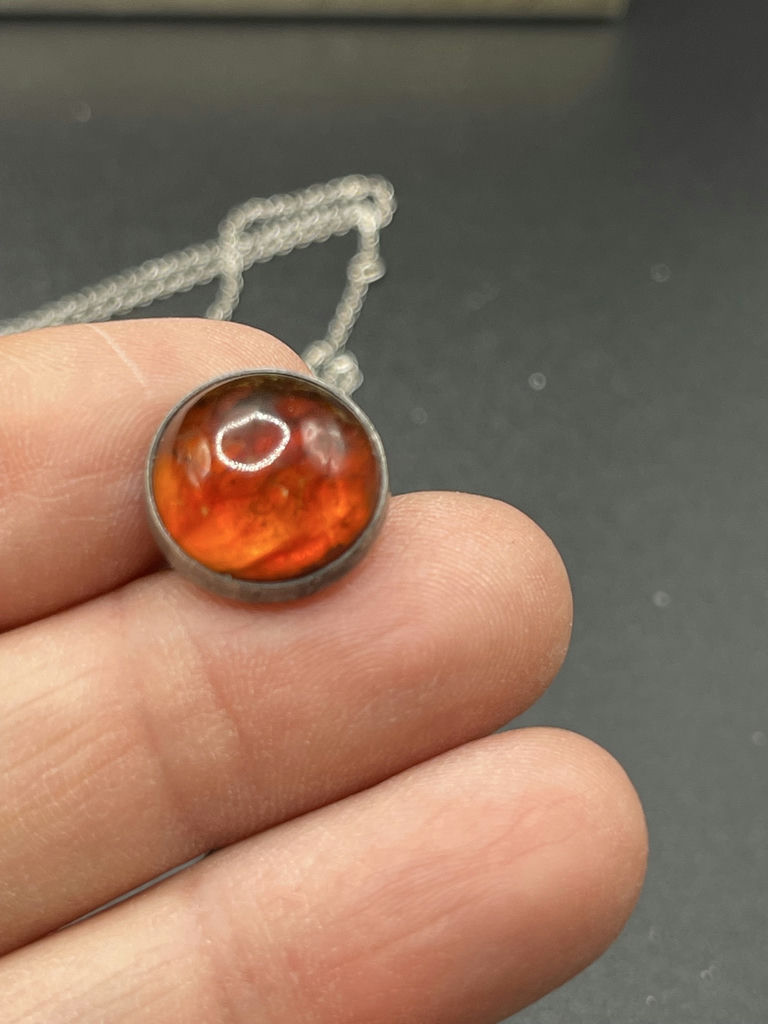 Vintage Sterling Silver Earrings And Necklace - image 3 of 14