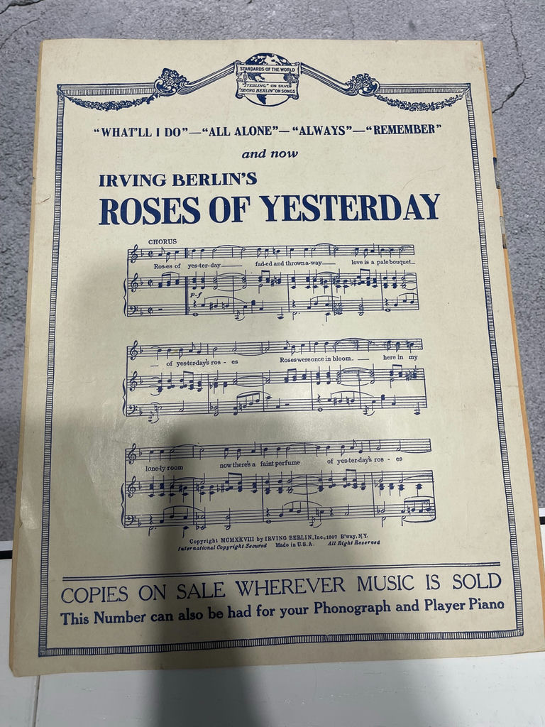 Vintage Sheet Music - image 14 of 14