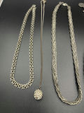 4 Silver Necklaces - thumbnail 2 of 14
