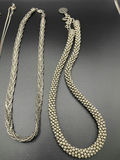 4 Silver Necklaces - thumbnail 3 of 14
