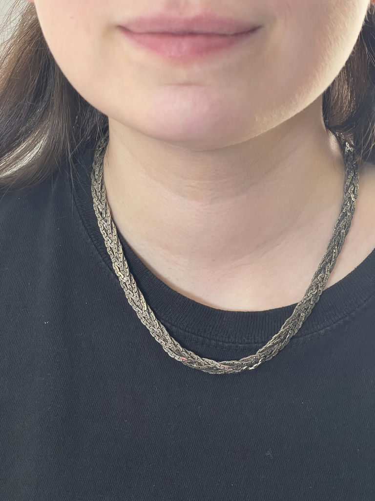 4 Silver Necklaces - image 11 of 14