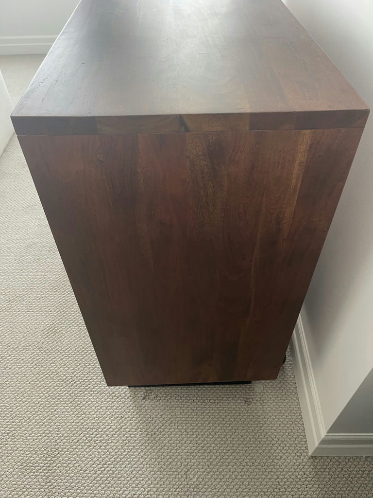 Structube Acacia Wood Dresser 6 Drawers - image 5 of 11