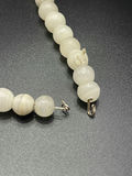 White Agate VIntage Beaded Necklace - thumbnail 5 of 12