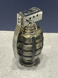 Vintage Grenade-Shaped Metal Lighter - thumbnail 1 of 5
