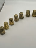Franklin Mint Victorian Jeweled Sterling Silver Thimbles lot - thumbnail 3 of 25