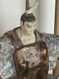 Japanese Polychrome Terracotta Warrior Mid Twentieth Century - thumbnail 2 of 7