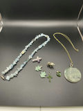Aquamarine Necklace, Amerik Gold Chain And More - thumbnail 1 of 11