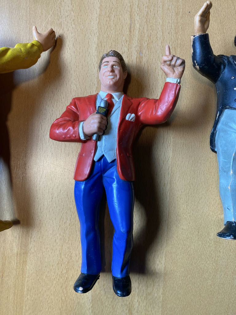 WWF Wrestlers 1980’s Vince McMahon, Referee, Freddie Blassie - image 4 of 9