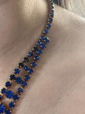 Blue Rhinestone Jewelry Set - thumbnail 10 of 15