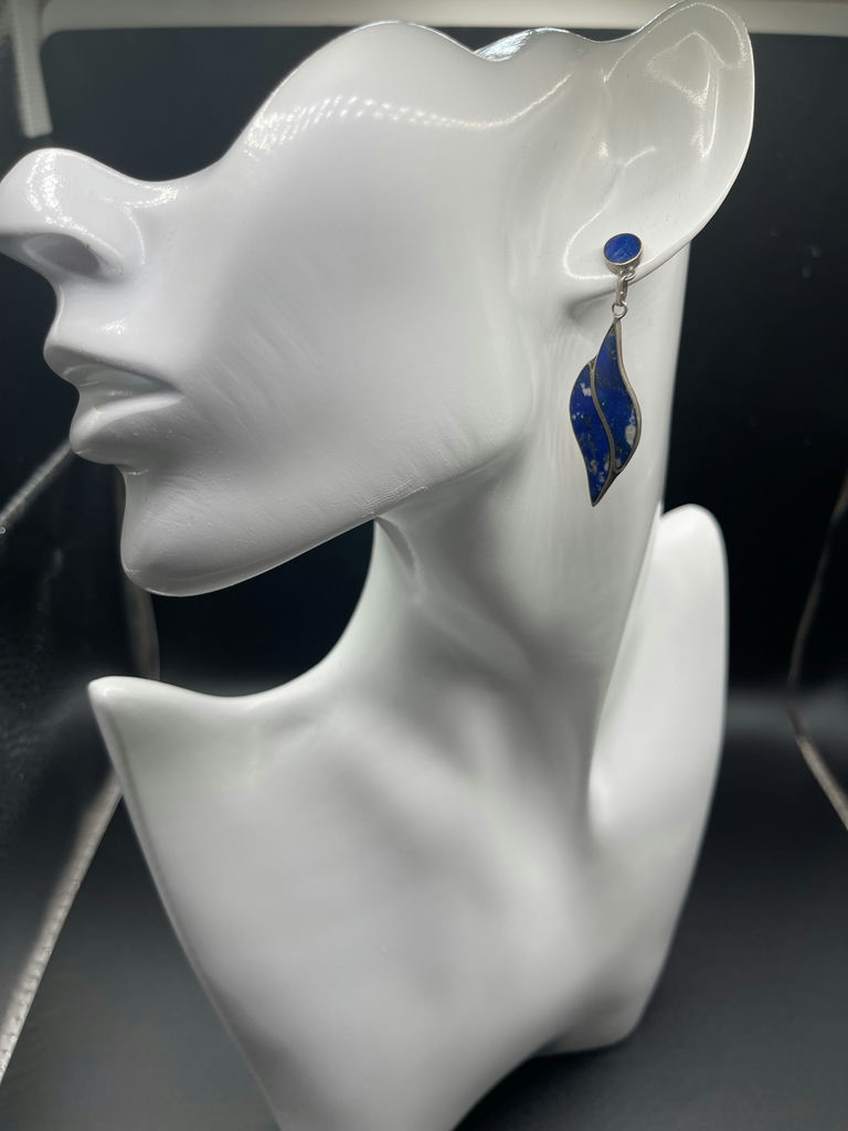 Silver Jewelry Bracelet And Earrings - image 9 of 11