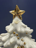 White Ceramic Christmas Tree and Nutcracker Arch Figurine - thumbnail 6 of 9