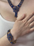 Blue Rhinestone Jewelry Set - thumbnail 12 of 15