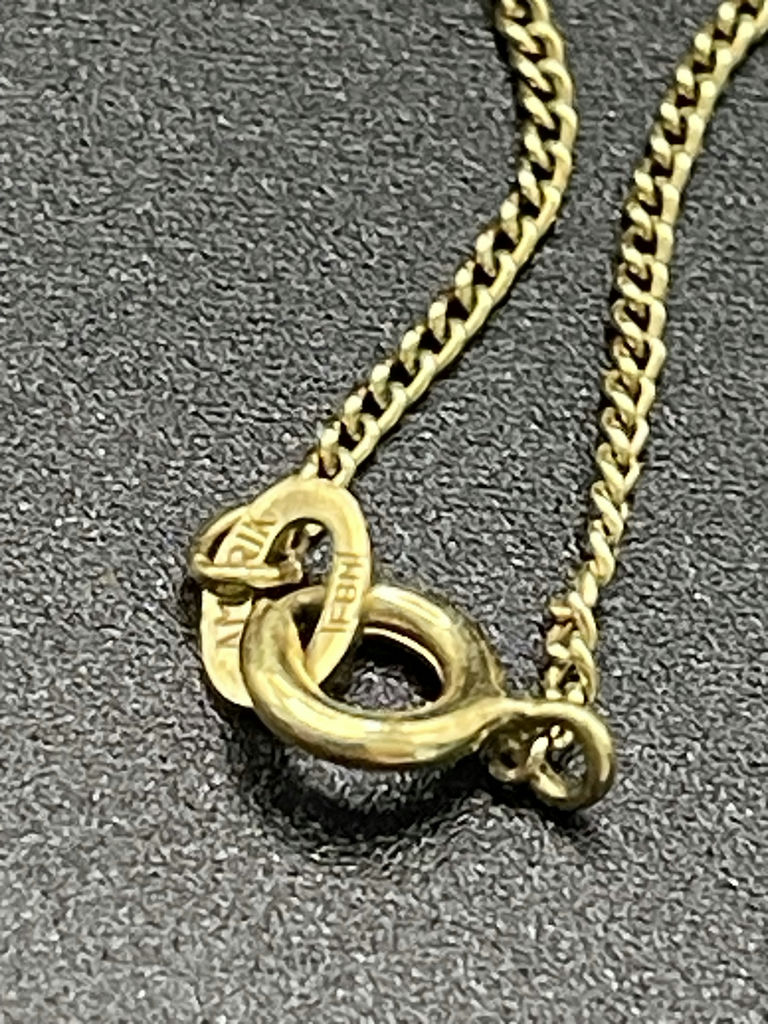 Aquamarine Necklace, Amerik Gold Chain And More - image 7 of 11